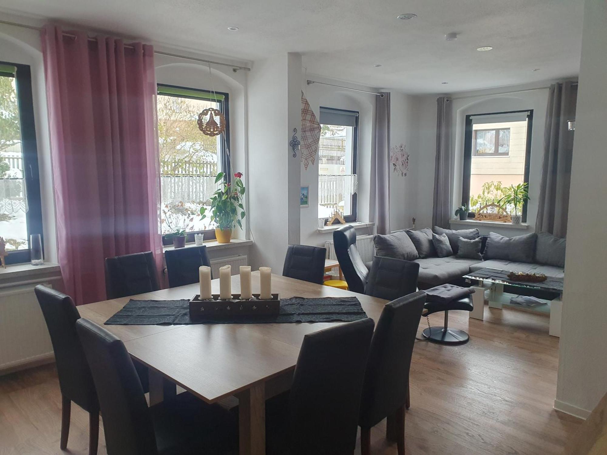 Familienfreundliche Ferienwohnung Erzgebirge 슈니베르크 외부 사진
