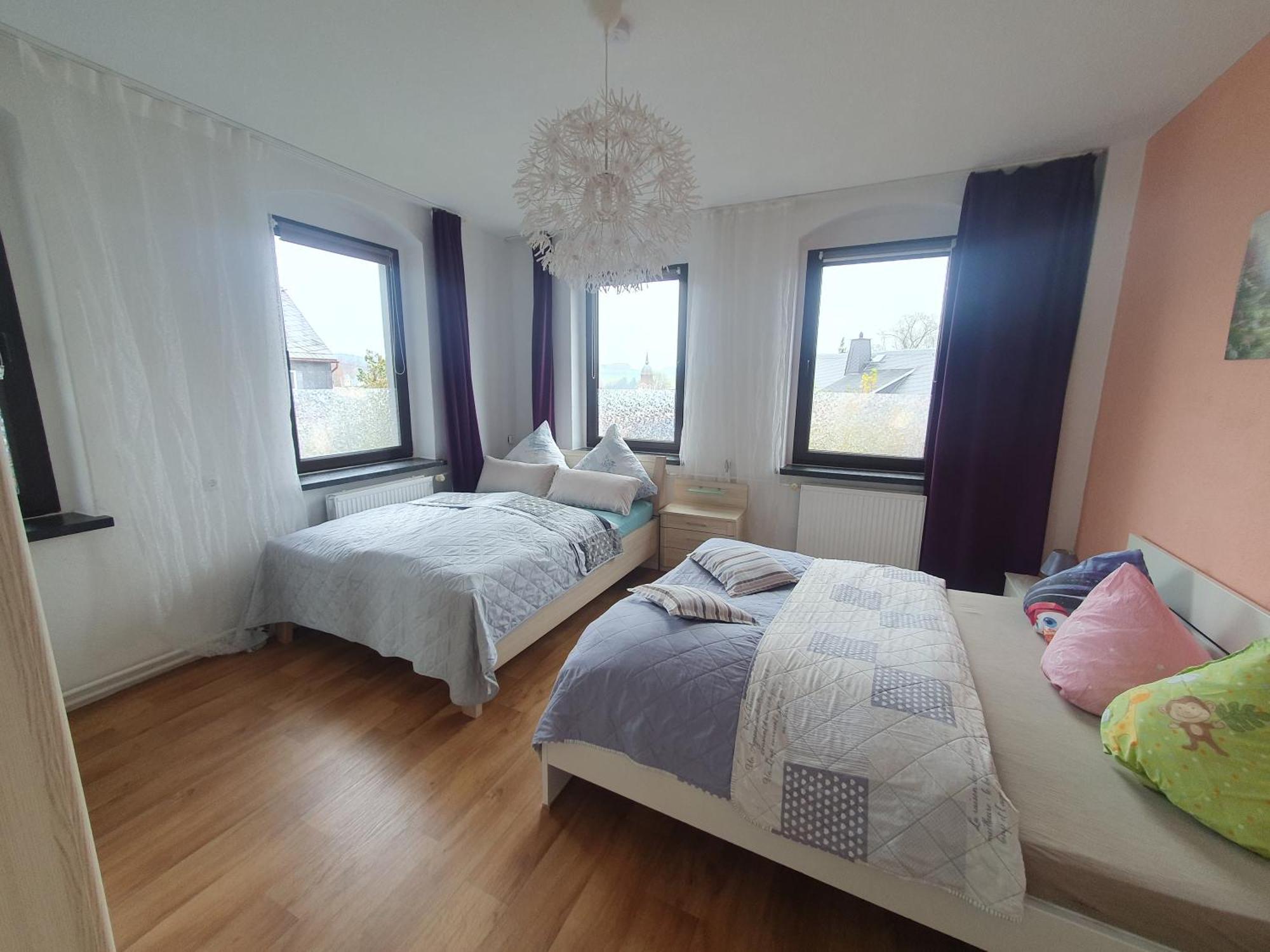 Familienfreundliche Ferienwohnung Erzgebirge 슈니베르크 외부 사진